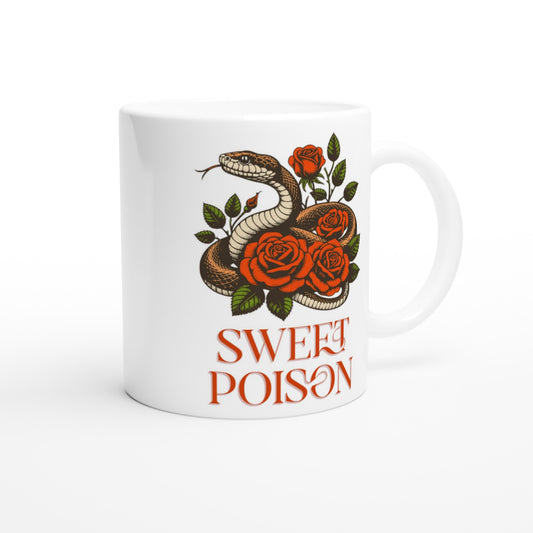 snake coffee mug, sweet poison