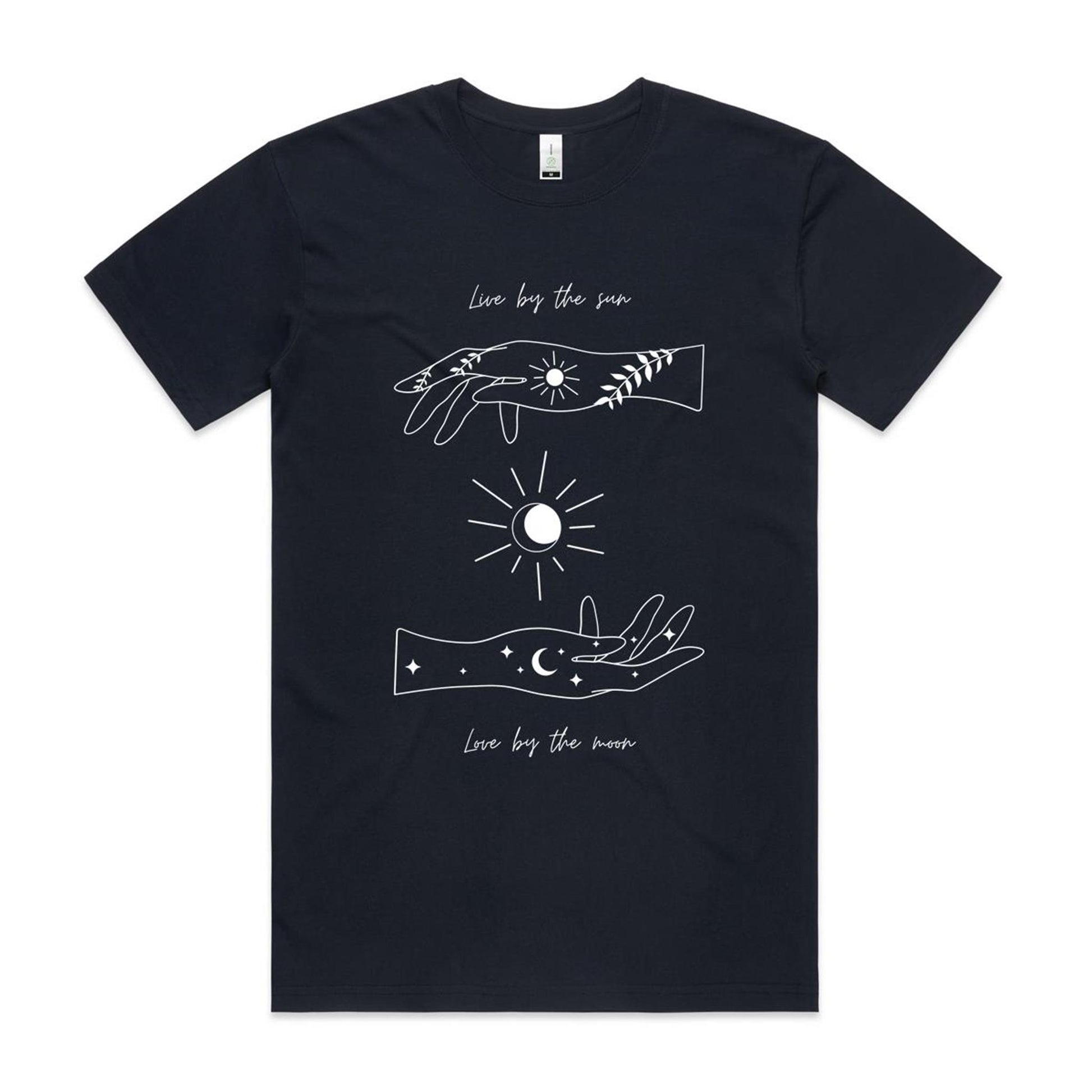 Sun & moon graphic tshirt.