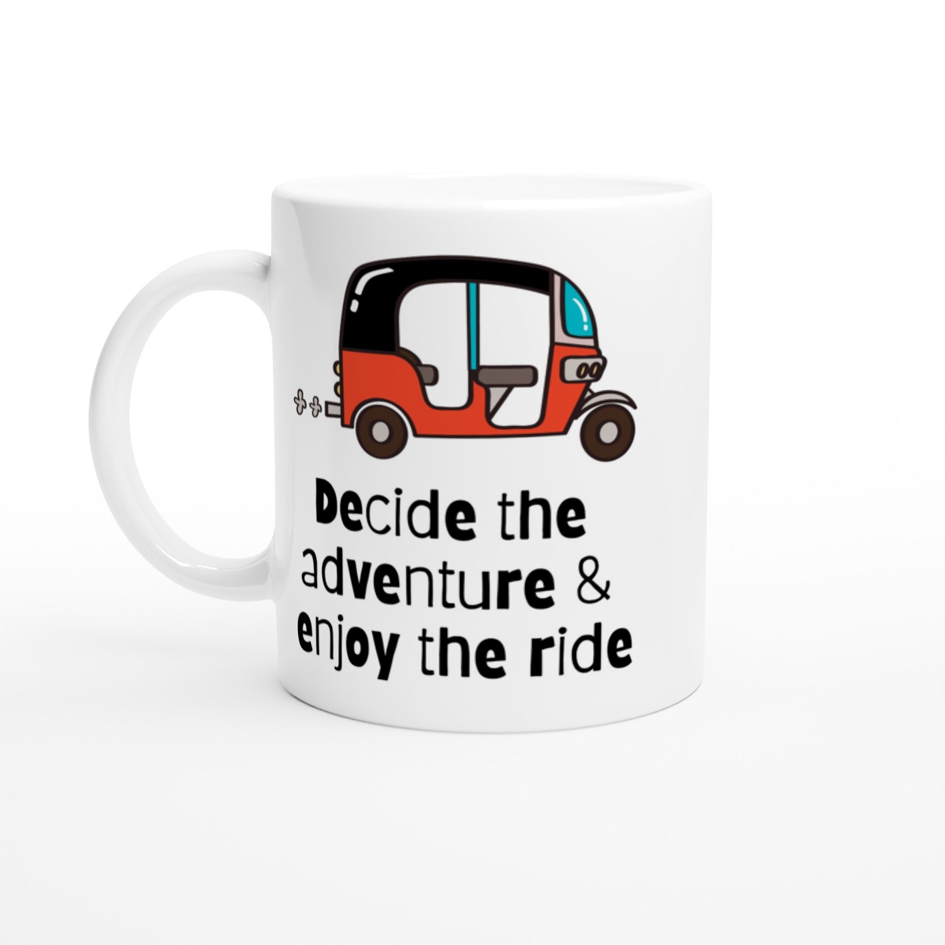 Tuk tuk mug, gift for traveller.