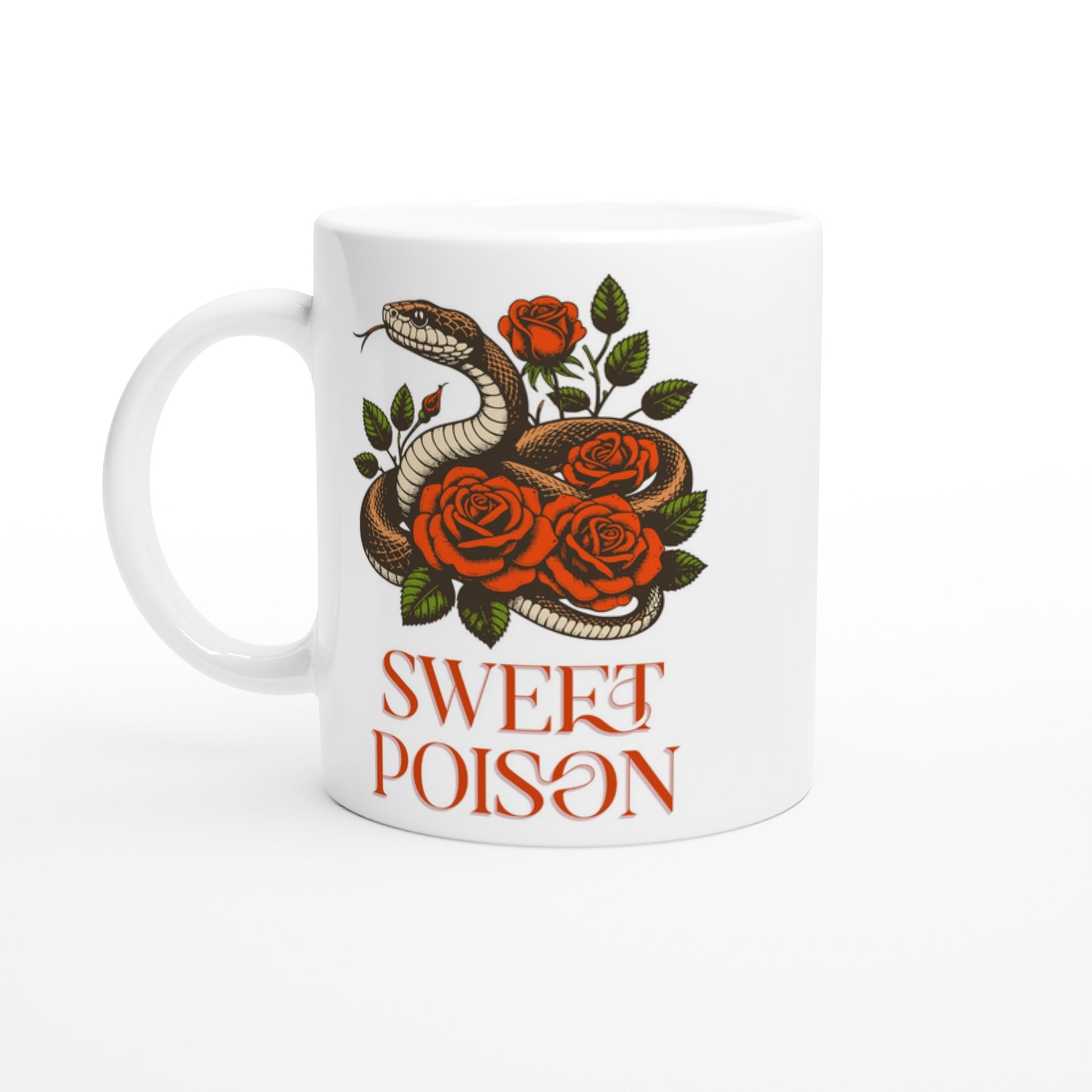 snake mug, sweet poison, coffee cup.