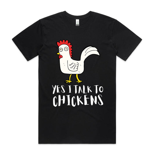 chicken graphic tshirt - organic cotton