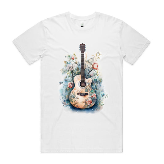 Guitar Tshirt, organic cotton.