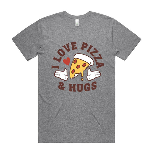 Graphic T-shirts Australia, I love pizza & hugs