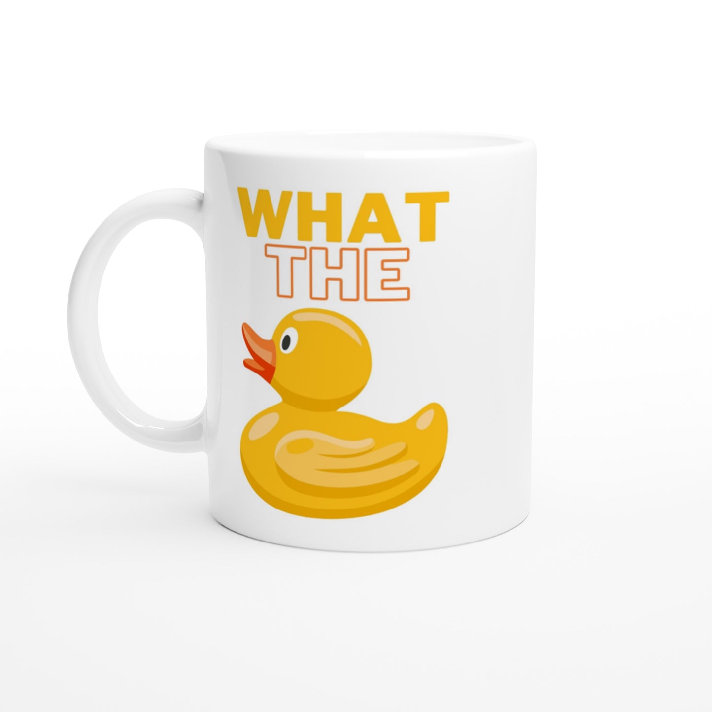 What the duck. Novelty coffee mug.