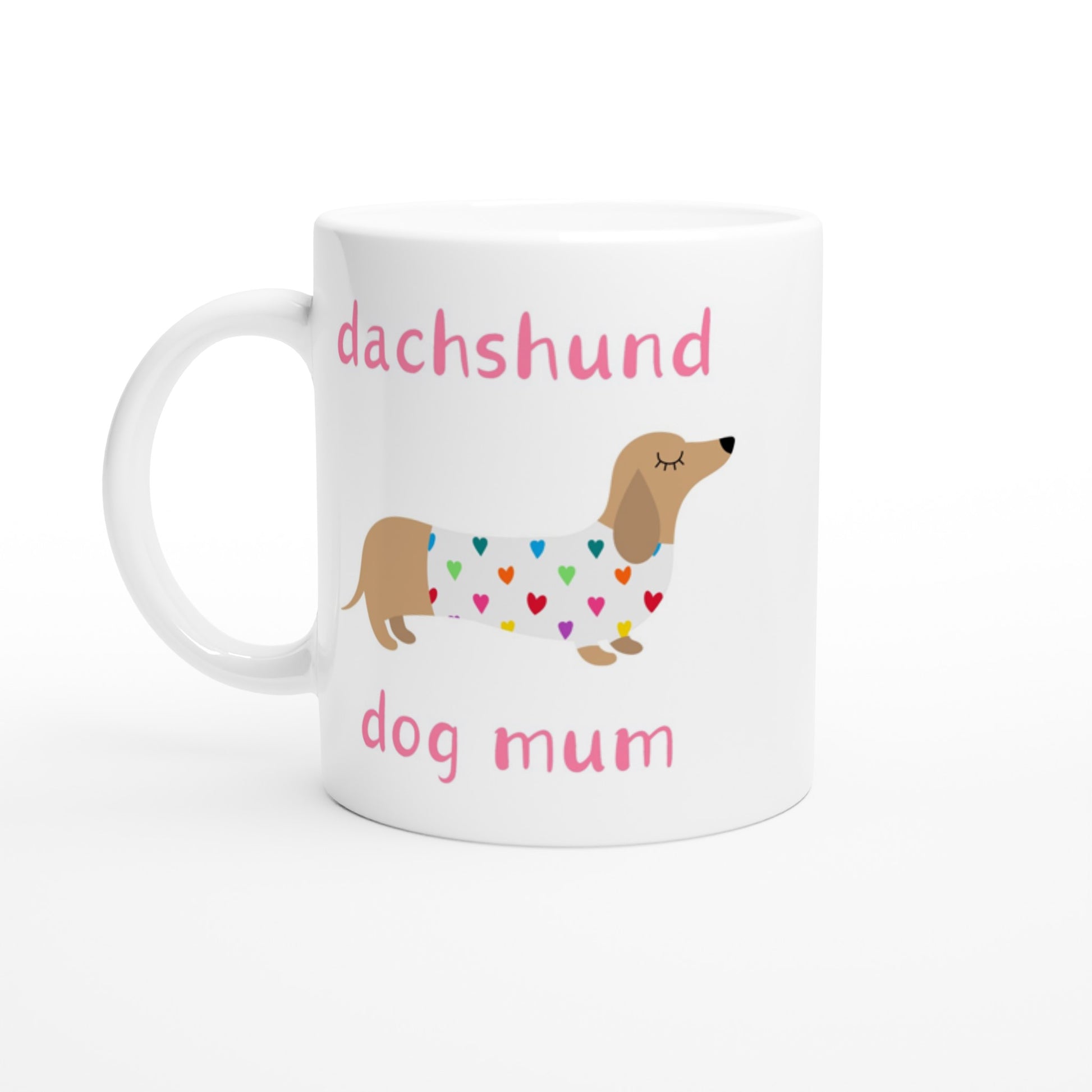 Dachshund dog mum gift, coffee mug