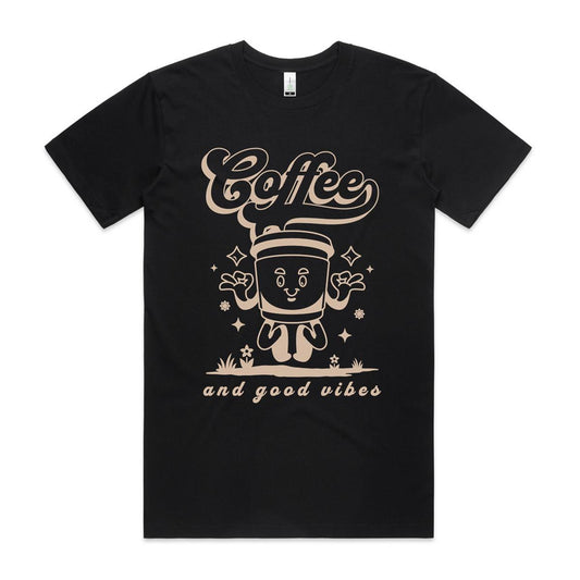 coffee t-shirt, organic cotton