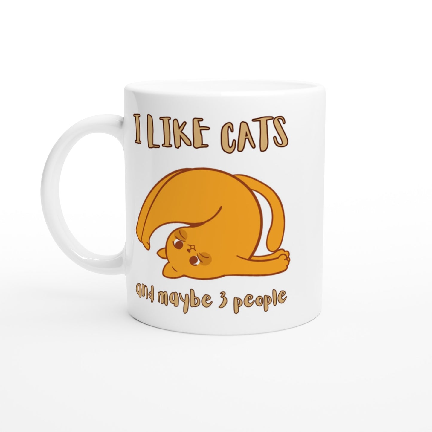 Funny Cat mug, gift for cat lovers.