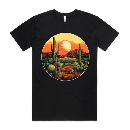 Cactus Graphic Tshirt, Organic Cotton.