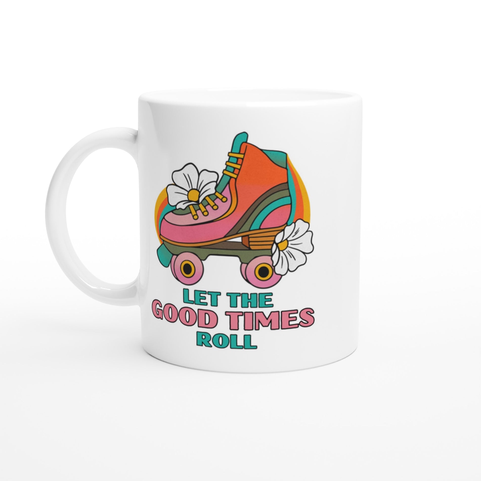 roller skating gift, coffee mug.