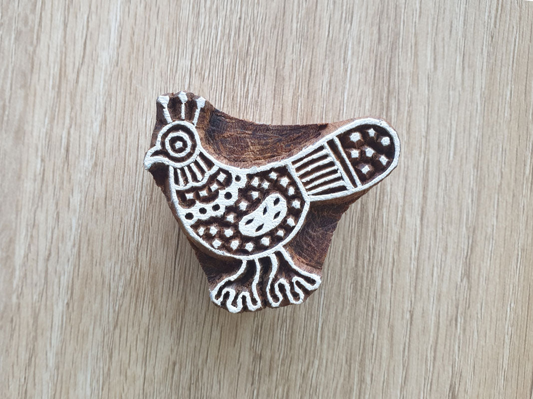 Bird Stamp, Printing Block