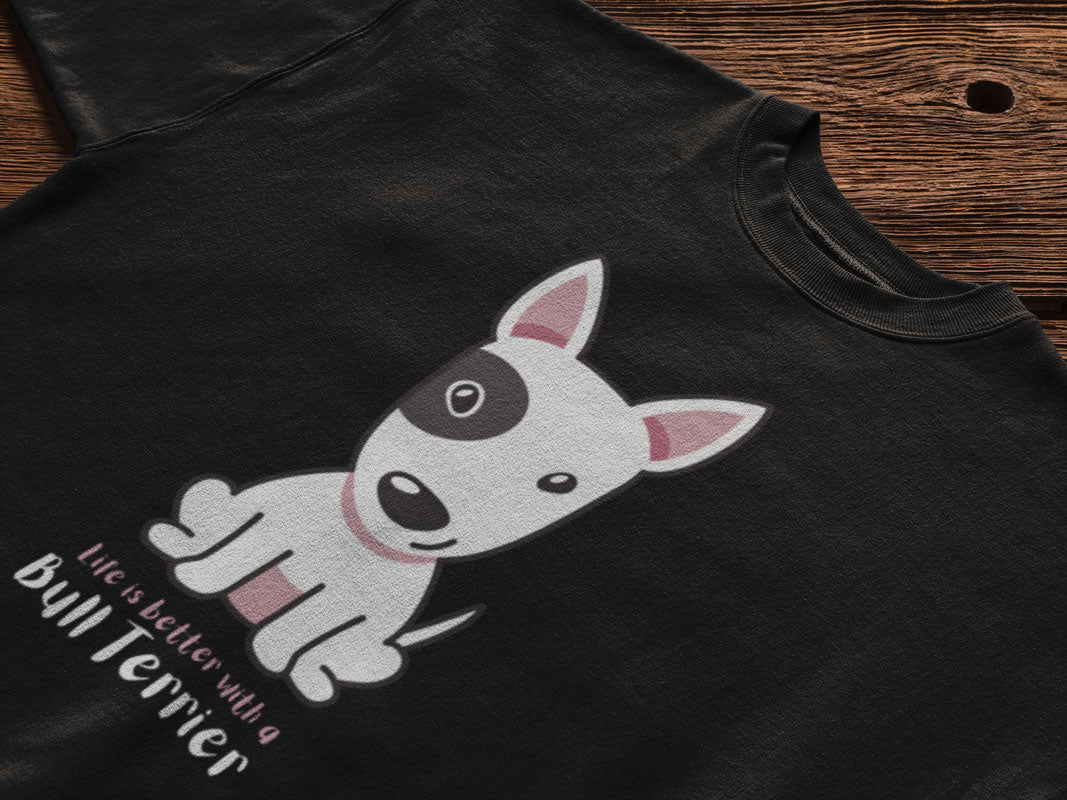 Bull Terrier Dog Graphic Tee.