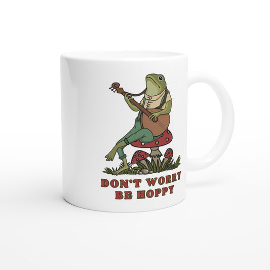 retro frog mug