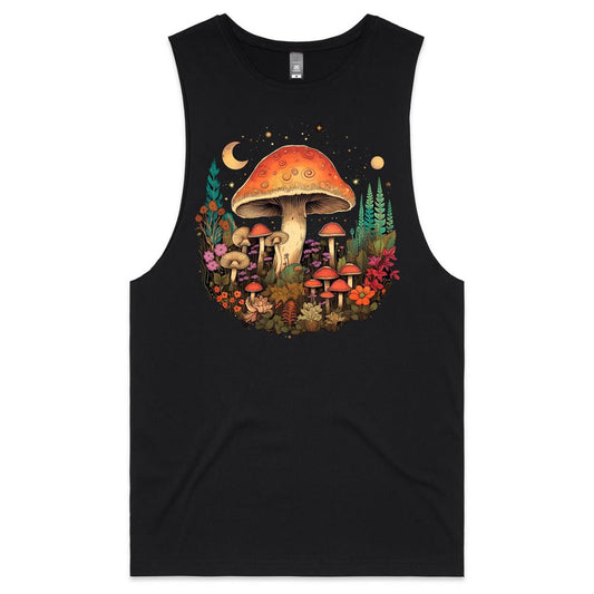 mushroom tank top, muscle tshirt