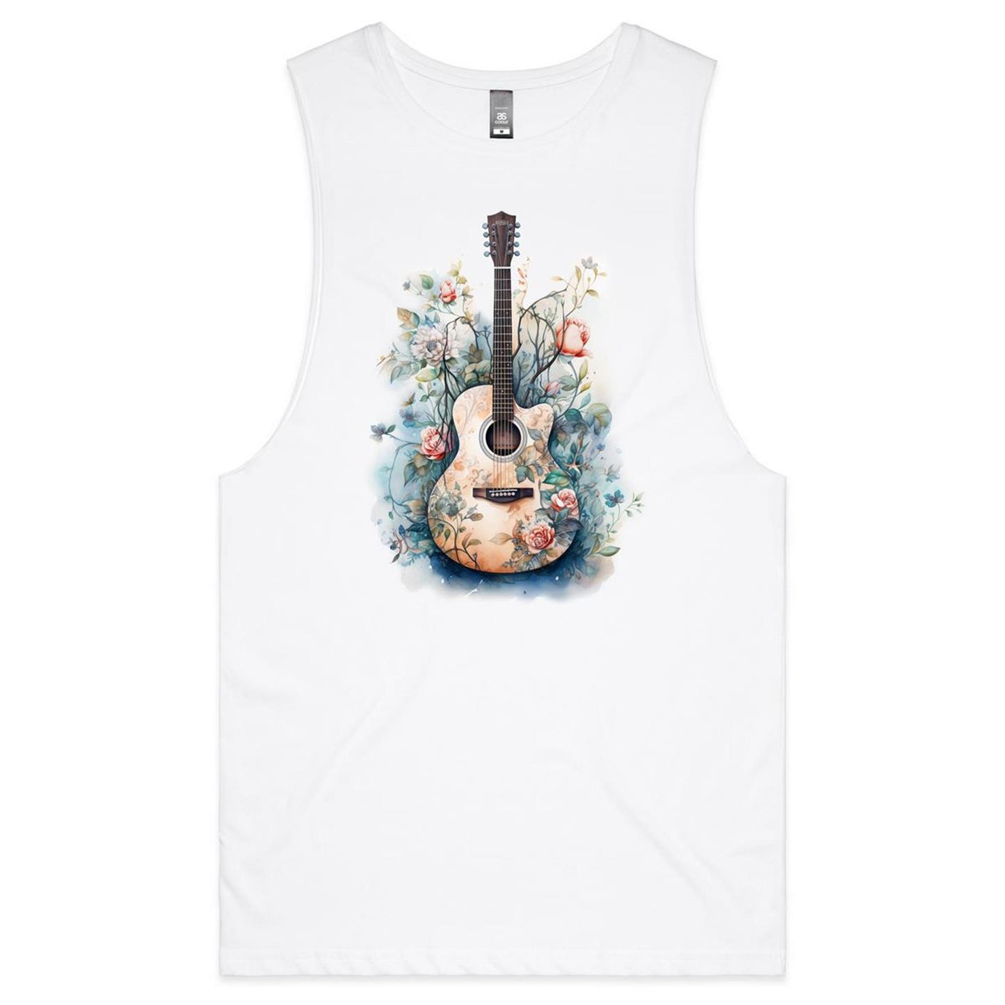 guitar muscle tee, tank top.