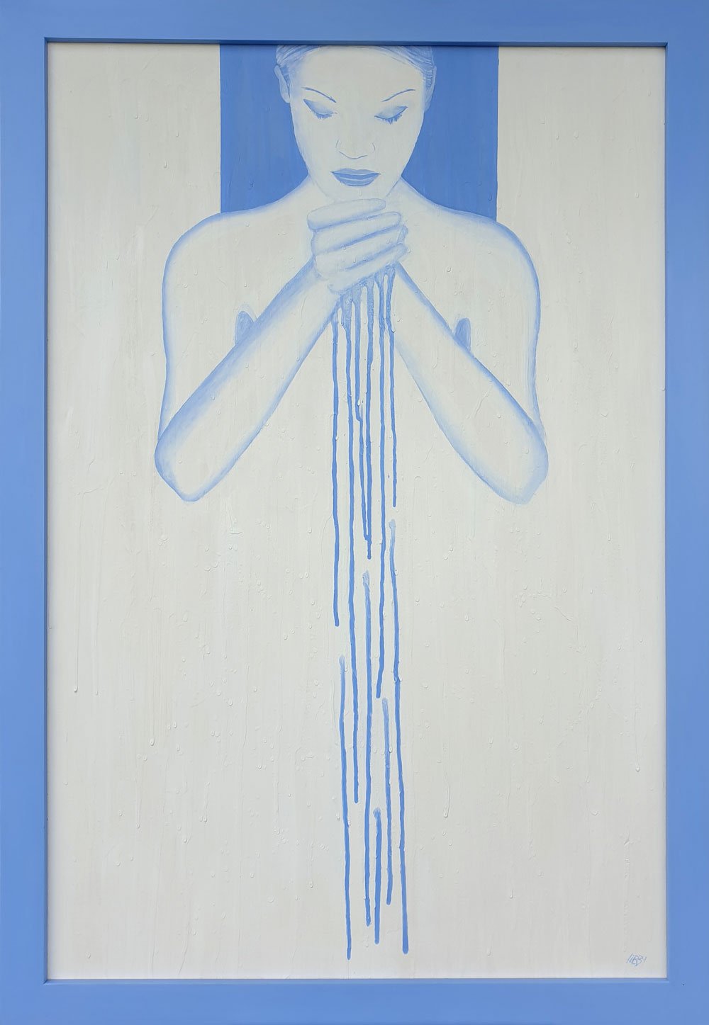 Flow, a figurative artwork inspired by water.