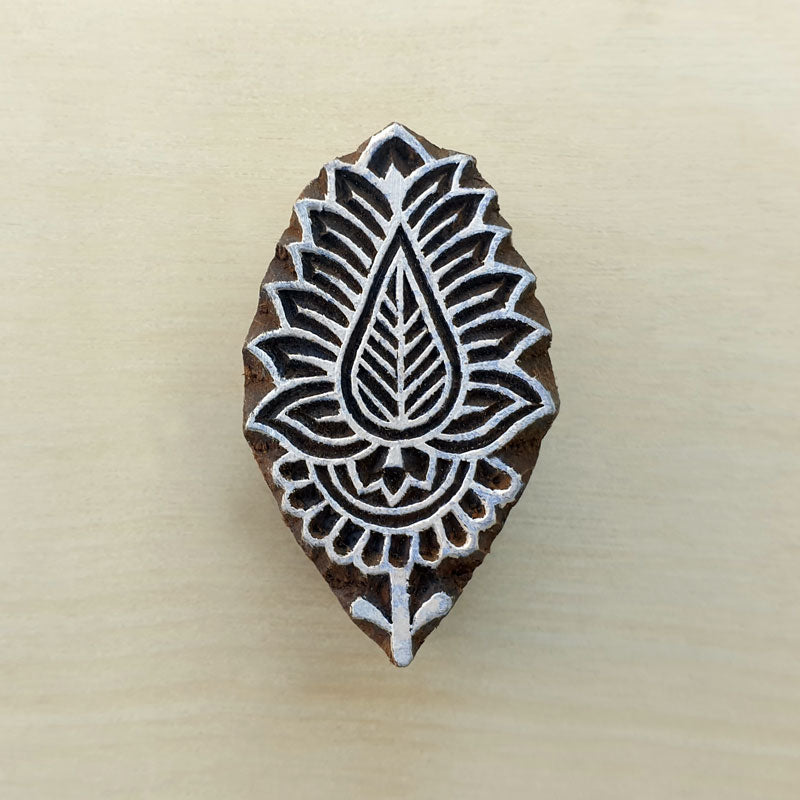 Indian Leaf Stamp, Wood Block Stamps.