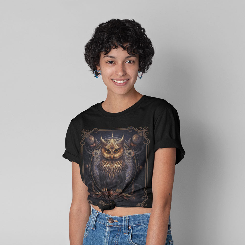 Enchanting owl tshirt.