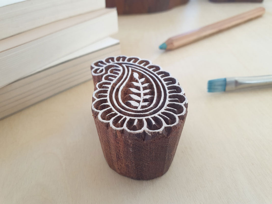 Paisley Stamp, Printing Block