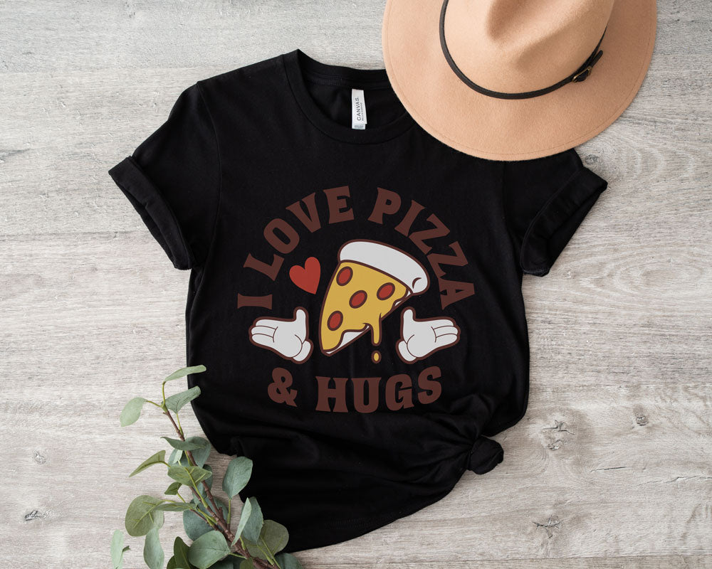 pizza tshirt, womens graphic tees.