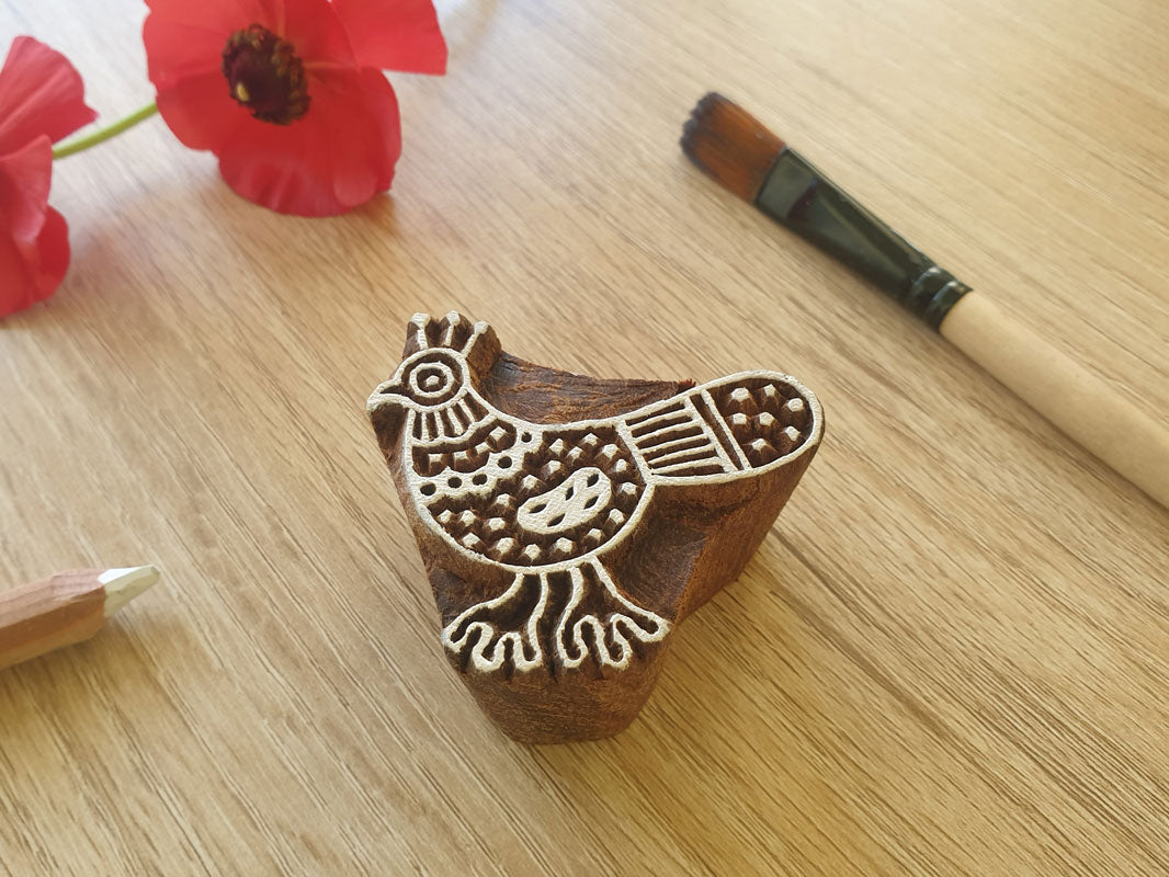 Bird Stamp, Printing Block