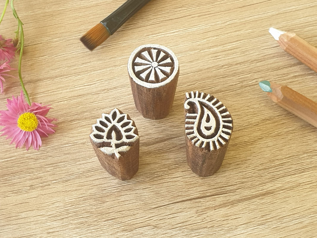 wood block stamps set