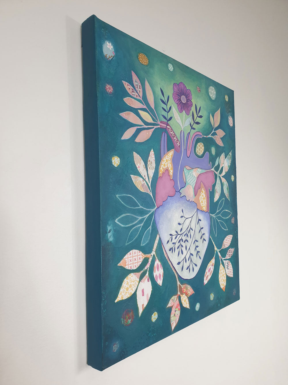 Tapestry Of The Heart, Mixed Media Painting
