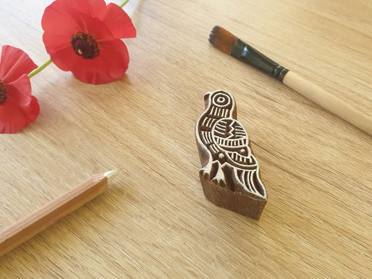 Bird Stamp, Birdie Printing Block
