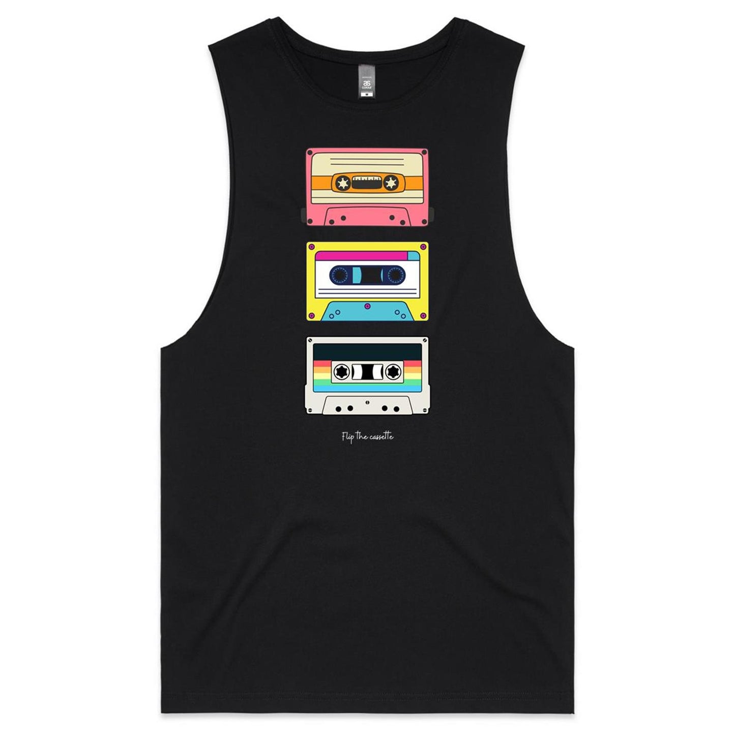 cassette muscle tee tank top